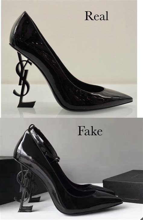 real vs fake ysl shoes|ysl strappy heel slippery.